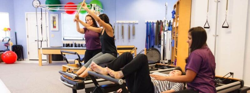 physiofit, physical, therapy, pilates workout, reformer, gym, team